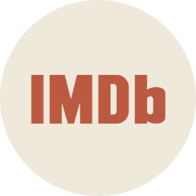IMDb text on beige background